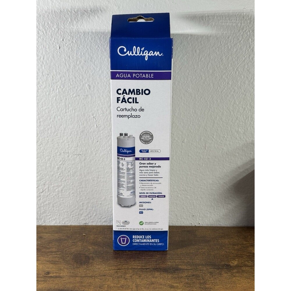 Culligan Drinking Water Filter Easy Change Replacement CartridgeRC-EZ-3 New Open